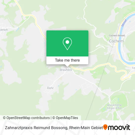 Карта Zahnarztpraxis Reimund Bossong