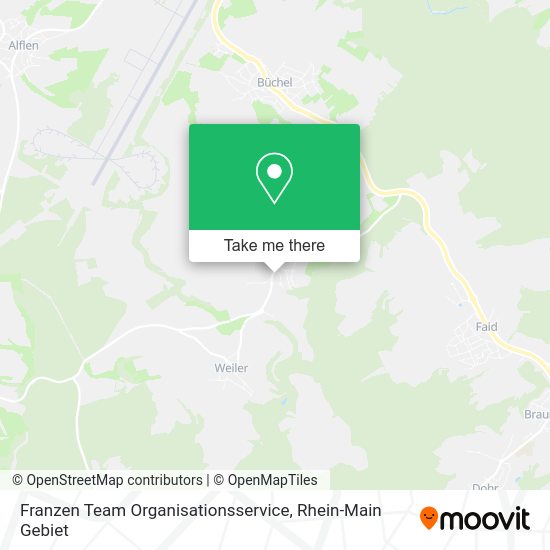 Карта Franzen Team Organisationsservice