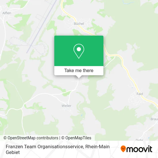 Карта Franzen Team Organisationsservice