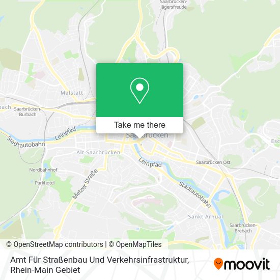 Карта Amt Für Straßenbau Und Verkehrsinfrastruktur