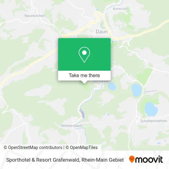 Карта Sporthotel & Resort Grafenwald