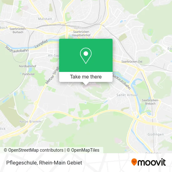 Карта Pflegeschule