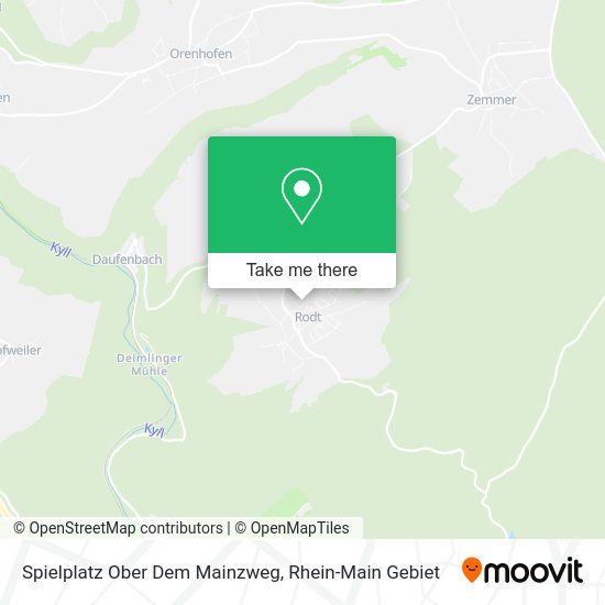 Карта Spielplatz Ober Dem Mainzweg