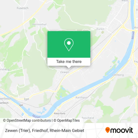 Карта Zewen (Trier), Friedhof