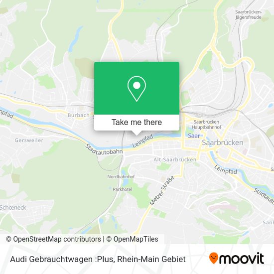 Карта Audi Gebrauchtwagen :Plus