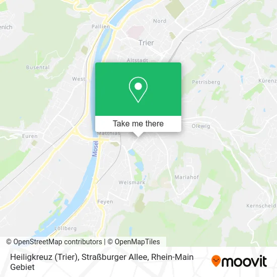 Карта Heiligkreuz (Trier), Straßburger Allee