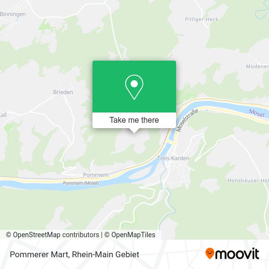 Карта Pommerer Mart