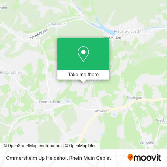 Карта Ommersheim Up Heidehof