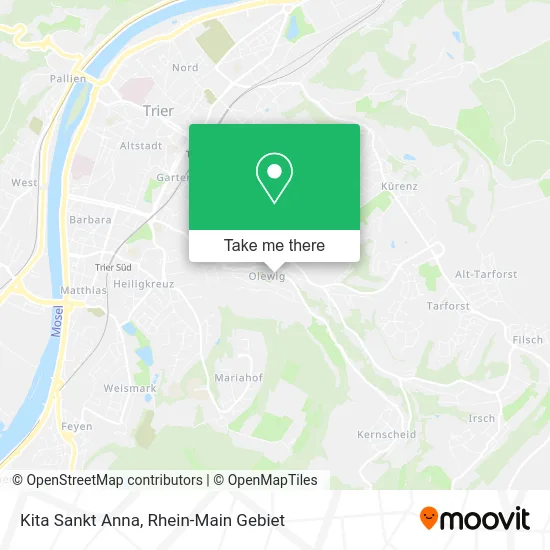 Карта Kita Sankt Anna