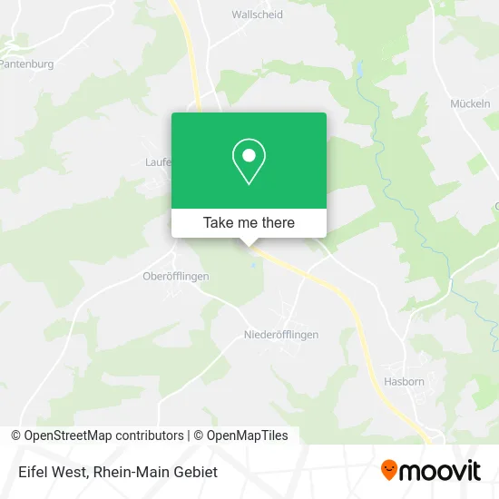 Карта Eifel West