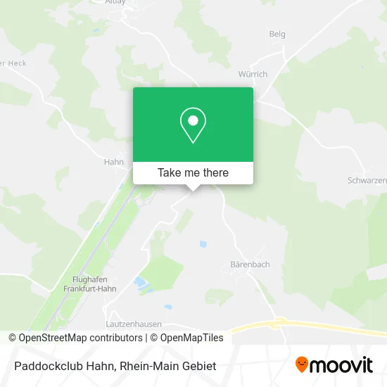 Paddockclub Hahn map
