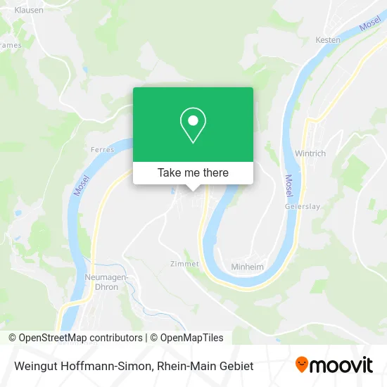 Карта Weingut Hoffmann-Simon