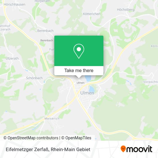 Карта Eifelmetzger Zerfaß