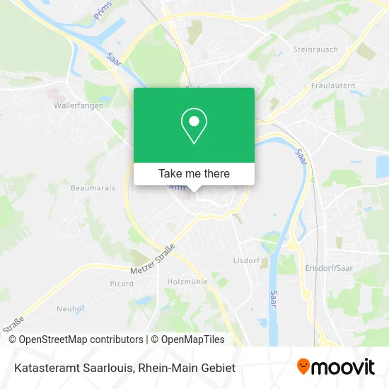 Карта Katasteramt Saarlouis