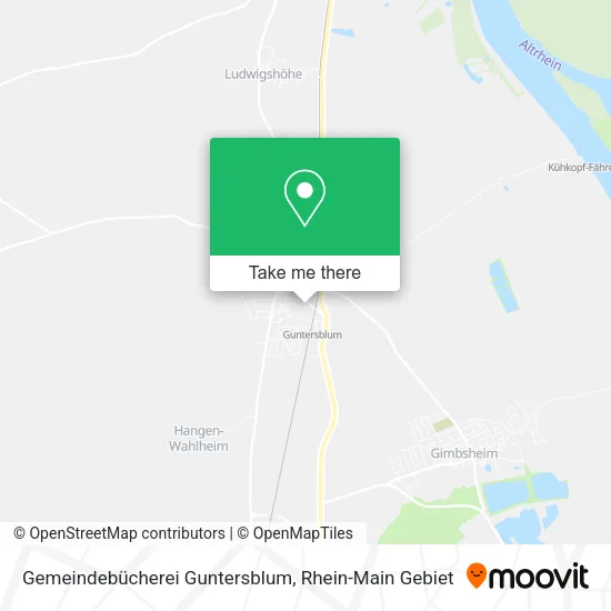 Карта Gemeindebücherei Guntersblum