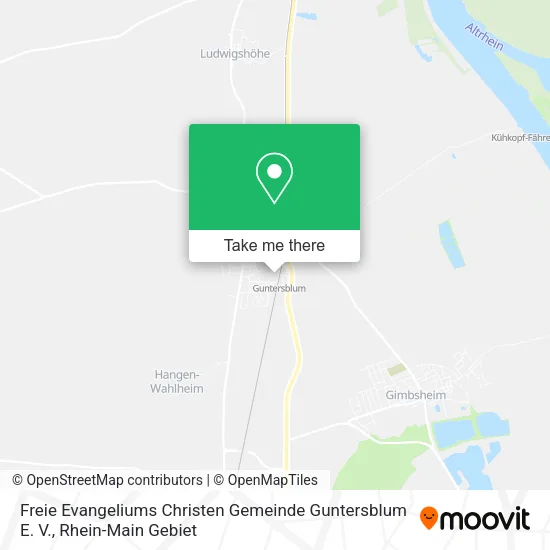 Карта Freie Evangeliums Christen Gemeinde Guntersblum E. V.