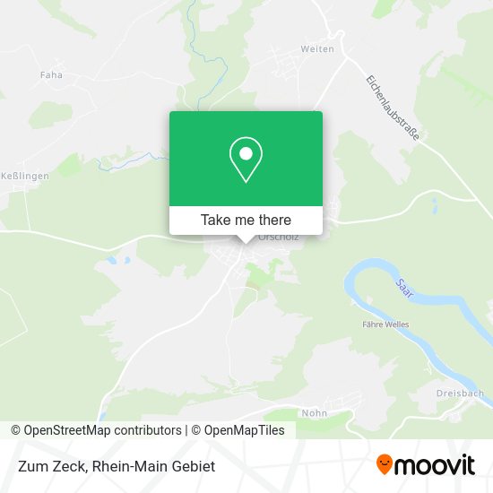 Карта Zum Zeck
