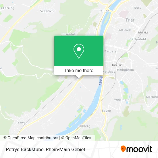 Карта Petrys Backstube