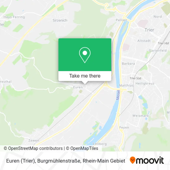 Карта Euren (Trier), Burgmühlenstraße