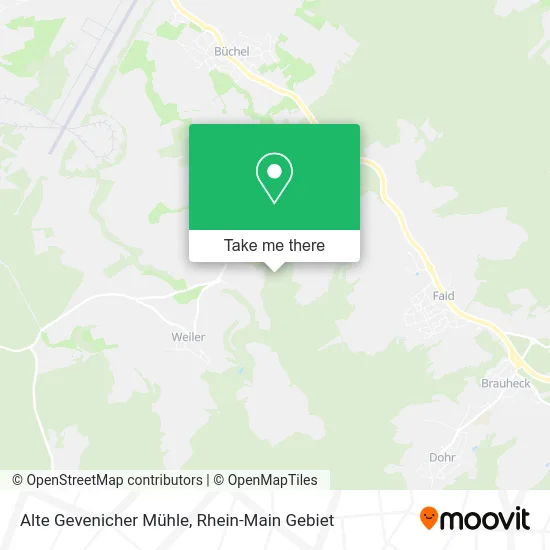 Карта Alte Gevenicher Mühle