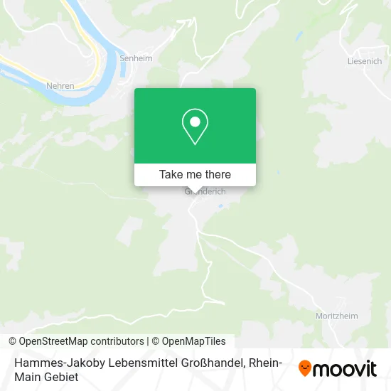 Карта Hammes-Jakoby Lebensmittel Großhandel
