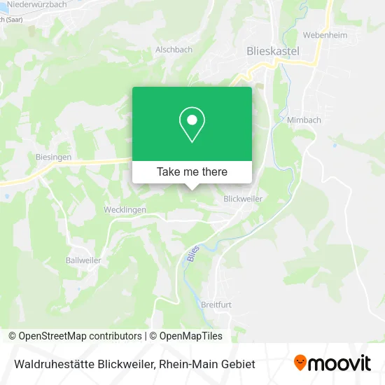 Карта Waldruhestätte Blickweiler