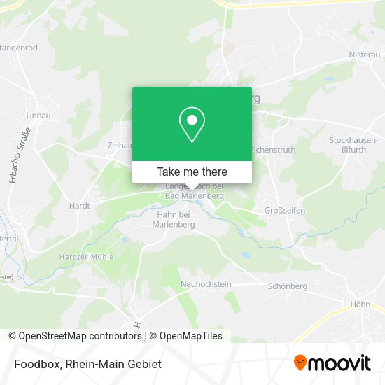 Карта Foodbox