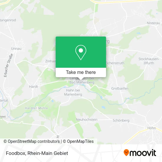 Карта Foodbox
