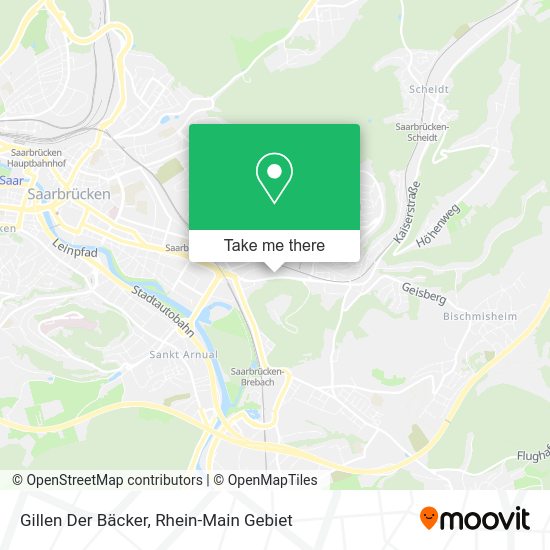 Карта Gillen Der Bäcker