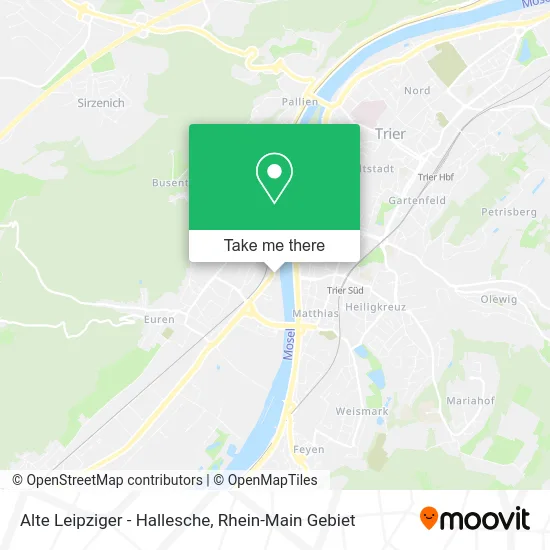 Карта Alte Leipziger - Hallesche