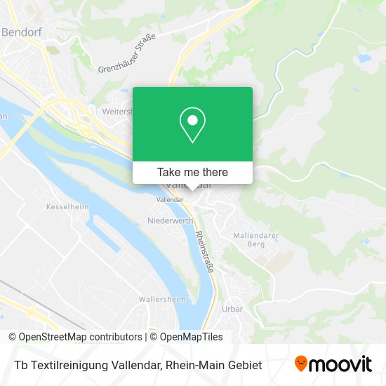 Карта Tb Textilreinigung Vallendar