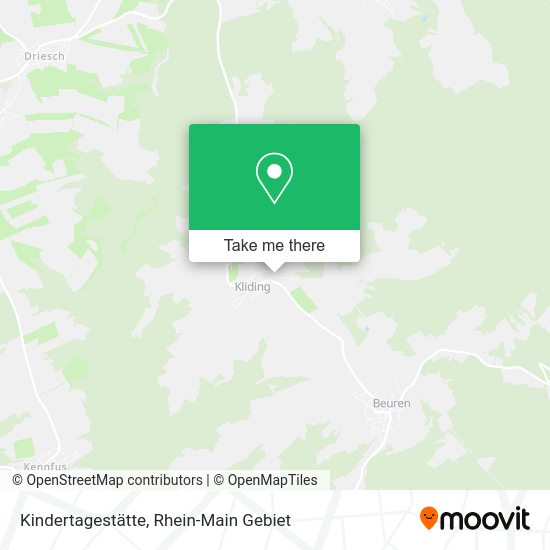 Карта Kindertagestätte