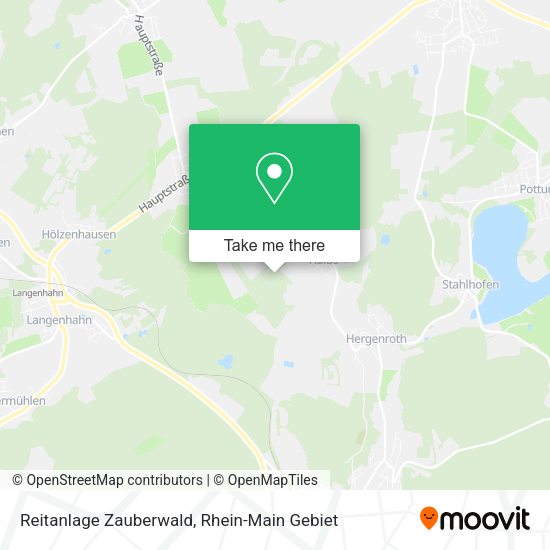 Карта Reitanlage Zauberwald