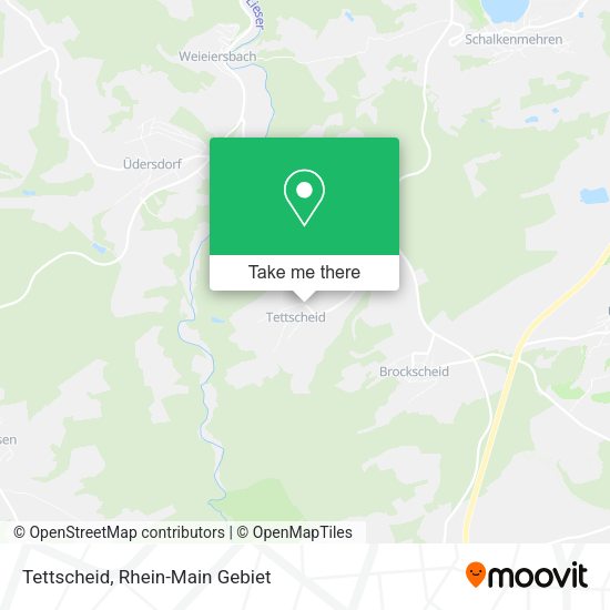 Карта Tettscheid