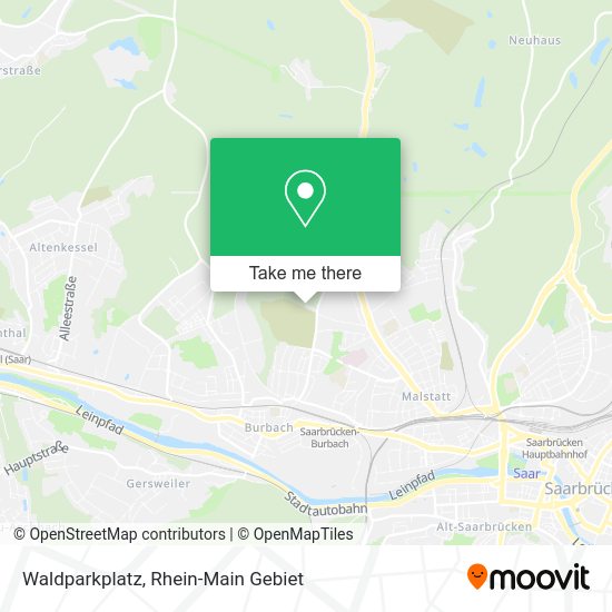 Карта Waldparkplatz