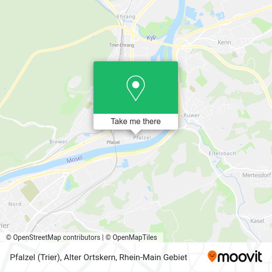 Карта Pfalzel (Trier), Alter Ortskern
