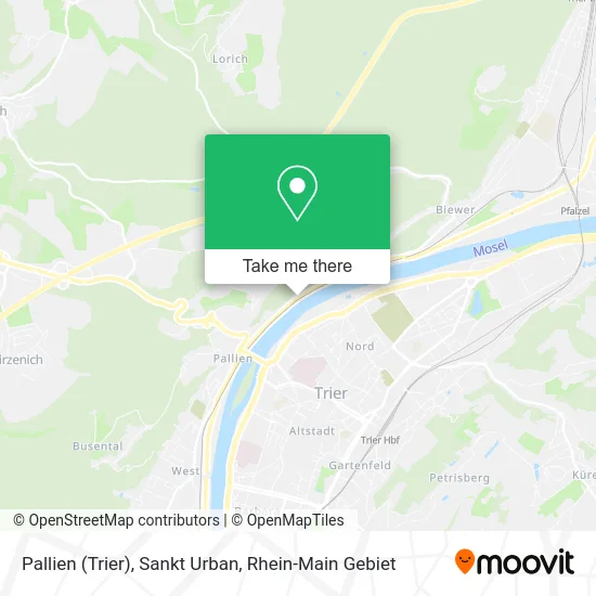 Карта Pallien (Trier), Sankt Urban