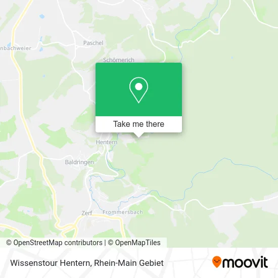 Карта Wissenstour Hentern