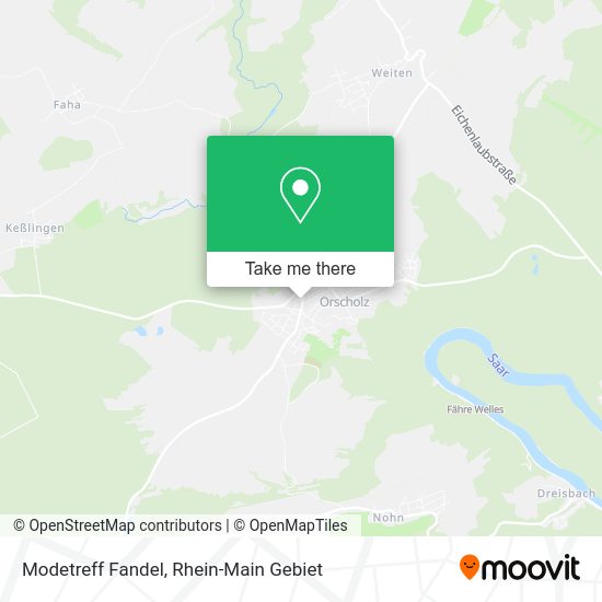 Карта Modetreff Fandel