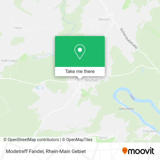 Карта Modetreff Fandel