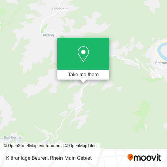 Карта Kläranlage Beuren