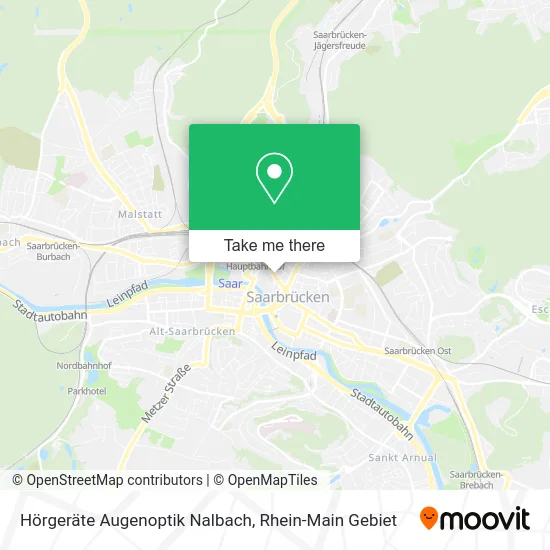 Карта Hörgeräte Augenoptik Nalbach