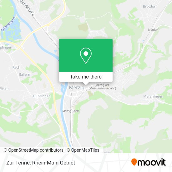 Карта Zur Tenne