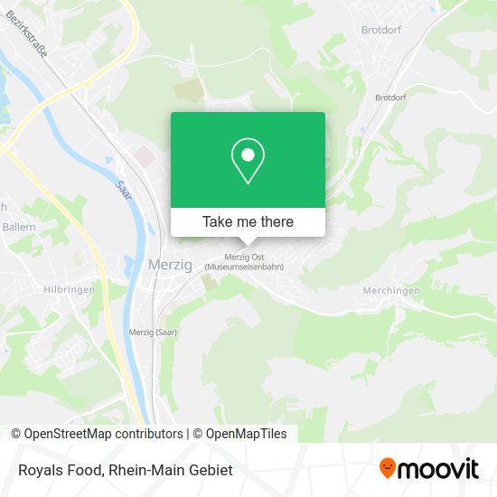 Карта Royals Food