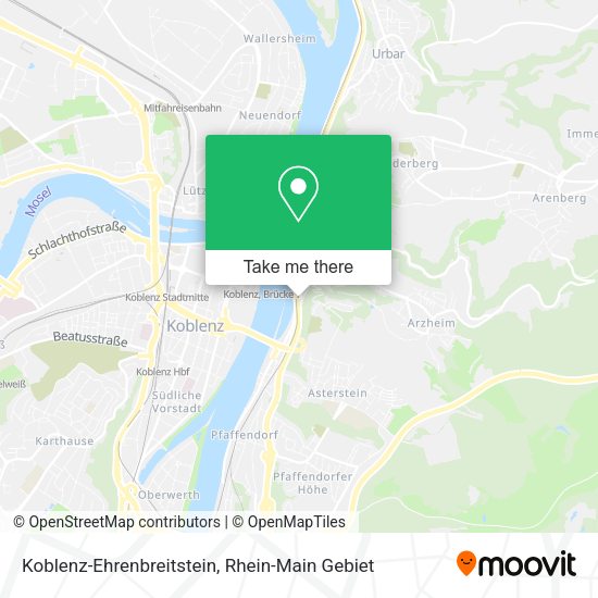 Карта Koblenz-Ehrenbreitstein