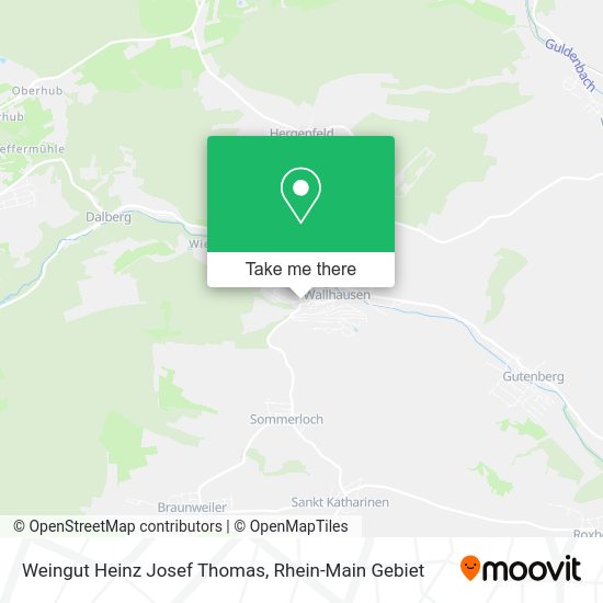Карта Weingut Heinz Josef Thomas