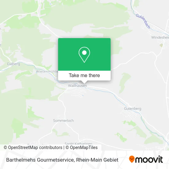 Карта Barthelmehs Gourmetservice