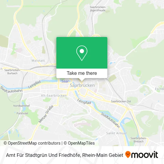 Карта Amt Für Stadtgrün Und Friedhöfe