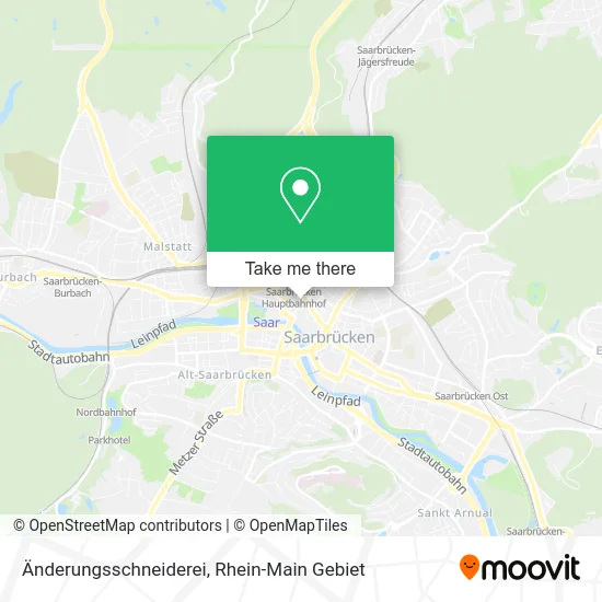 Карта Änderungsschneiderei