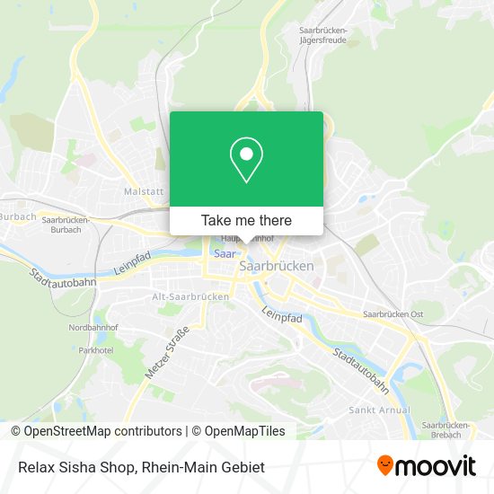 Карта Relax Sisha Shop
